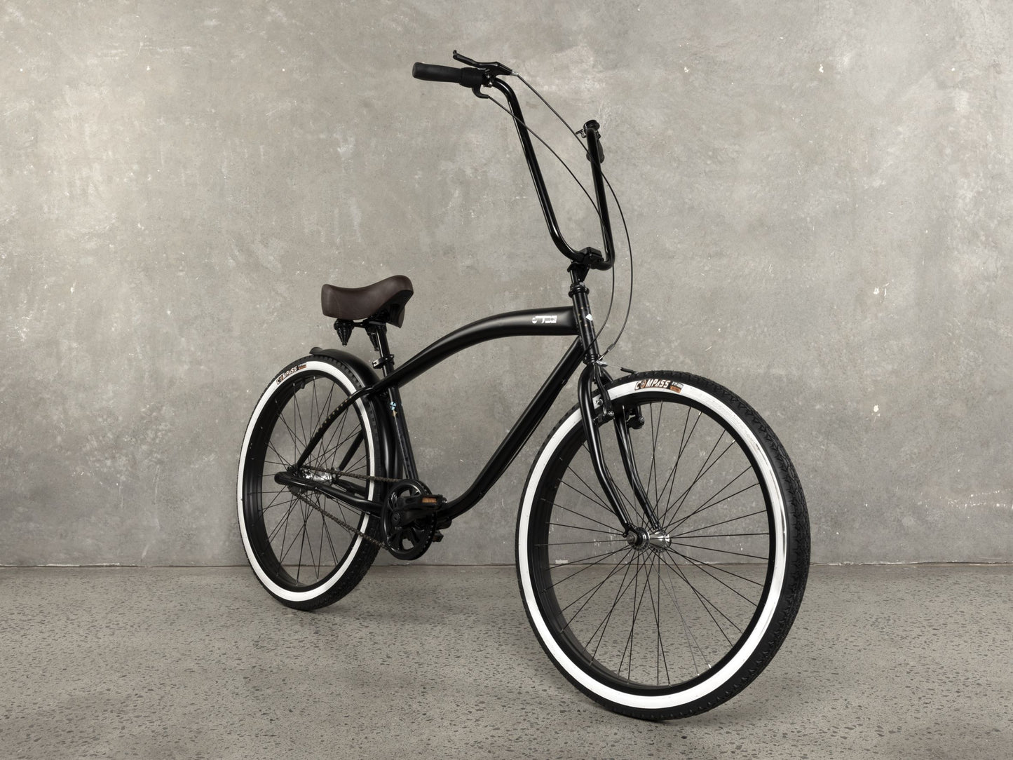 P50 10star GENERAL Chopper/Black/Whitewalls