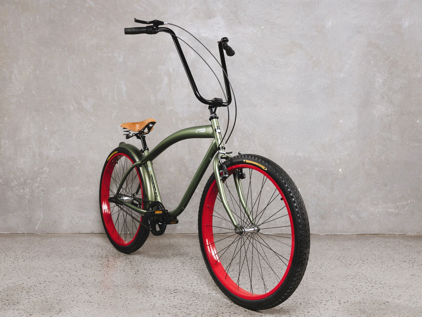 P50 10star GENERAL Chopper/Military Green/Red Rims